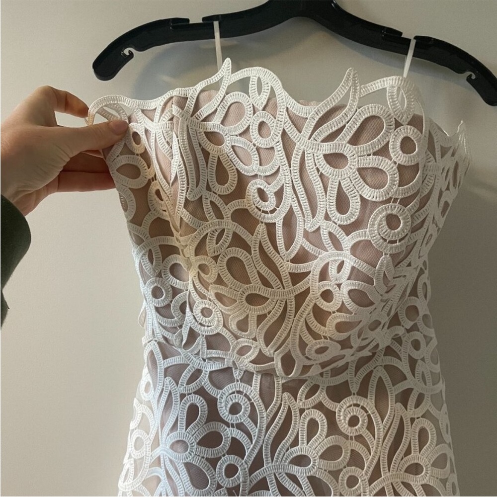 Milly Petunia Curled Lace Gown - Picture 6 of 8